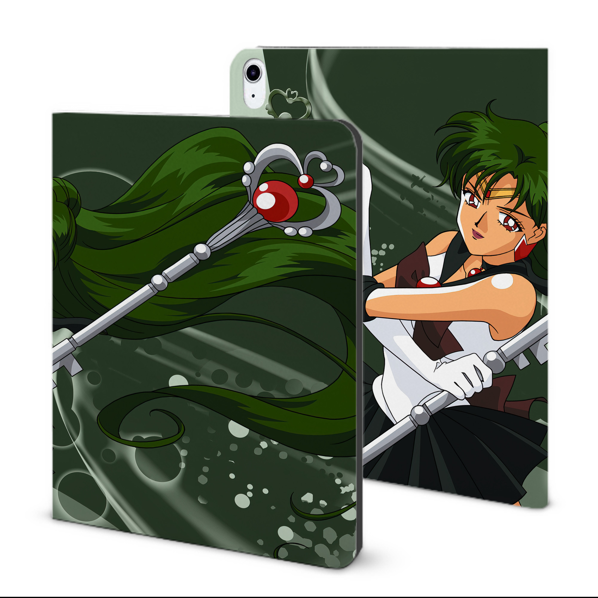 （画像用） 美少女戦士セーラームーン Sailor Moon IPad ケース ブック型 PUレザー TPU 耐衝撃 軽量 薄型 ペン収納なし 全面保護 IPad 各モデル対応